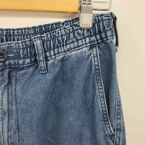 ジーユー GU デニムスーパーワイドカーゴパンツ レディース JPN:S