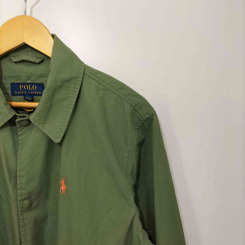 ポロラルフローレン POLO RALPH LAUREN ポニー刺繍 ポプリン コーチジャケット メンズ import:S