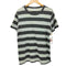 ベルバシーン Velva Sheen ボーダー柄 USA製 ショートスリーブポケットVネックTシャツ メンズ MEDIUM