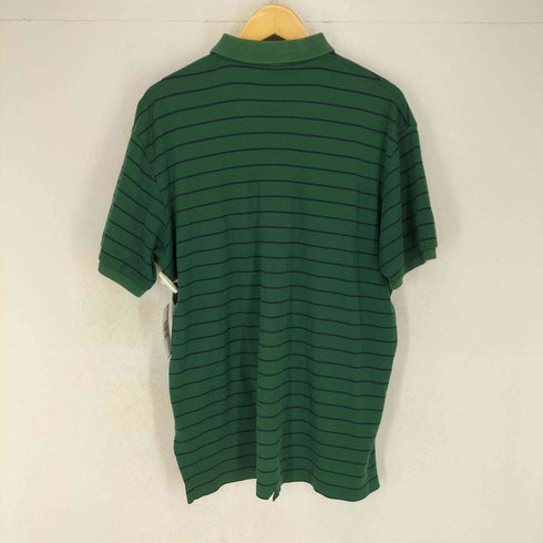 ポロバイラルフローレン Polo by RALPH LAUREN ポニー刺繍 コットンボーダー S/Sポロシャツ メンズ JPN:L