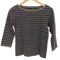 マーガレットハウエル MARGARET HOWELL 90-00S 旧タグ コットン ボーダー L/S クルーネック Tシャツ レディース 2