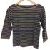 マーガレットハウエル MARGARET HOWELL 90-00S 旧タグ コットン ボーダー L/S クルーネック Tシャツ レディース 2