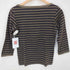 マーガレットハウエル MARGARET HOWELL 90-00S 旧タグ コットン ボーダー L/S クルーネック Tシャツ レディース 2