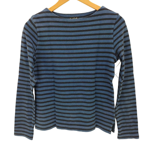 マーガレットハウエル MARGARET HOWELL 90-00S 旧タグ コットン ボーダー L/S クルーネック Tシャツ レディース 2
