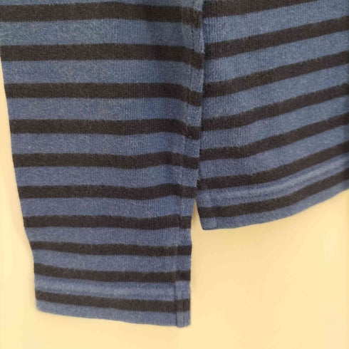 マーガレットハウエル MARGARET HOWELL 90-00S 旧タグ コットン ボーダー L/S クルーネック Tシャツ レディース 2