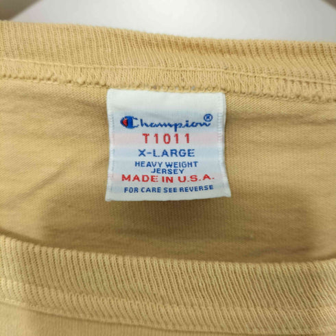 チャンピオン Champion T1011 USA製 クルーネック S/S Tシャツ メンズ XLARGE