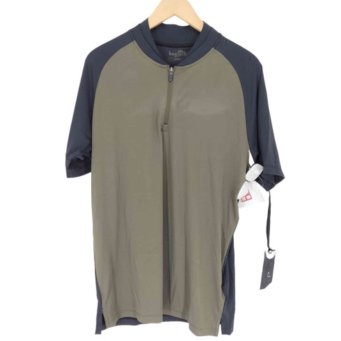 バッグジャック BAGJACK GOLF フロントジップポロシャツ メンズ M