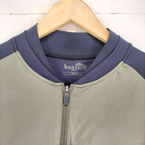 バッグジャック BAGJACK GOLF フロントジップポロシャツ メンズ M