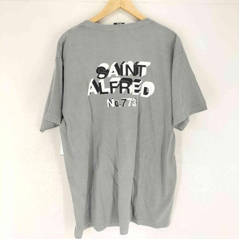 SAINT ALFRED ロゴプリント半袖ポケットTシャツ STREET メンズ L