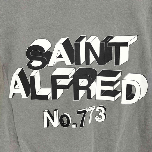 SAINT ALFRED ロゴプリント半袖ポケットTシャツ STREET メンズ L