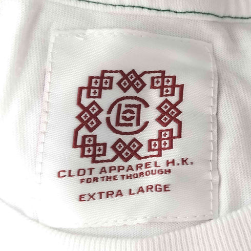 CLOT ロゴ刺繍Tシャツ street メンズ XL