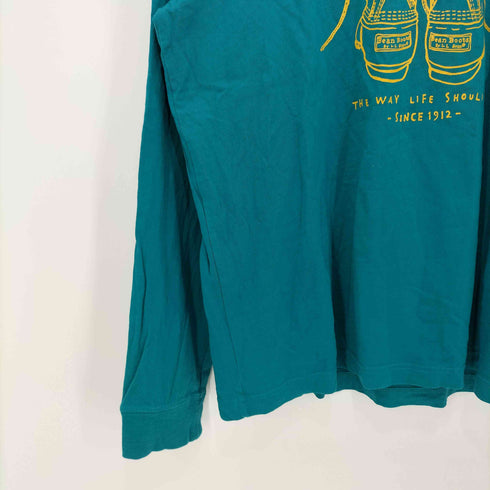 エルエルビーン L.L.Bean オーガニック・コットン・グラフィック・ティ 長袖 米国フィット・レギュラー メンズ L REG