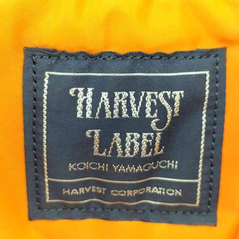 HARVEST LABEL FLYER'S TYPE MA-1 フライヤーズ ラウンドジップ ナイロン ショルダーバッグ エマージェンシー・オレンジ 山口幸一 メンズ