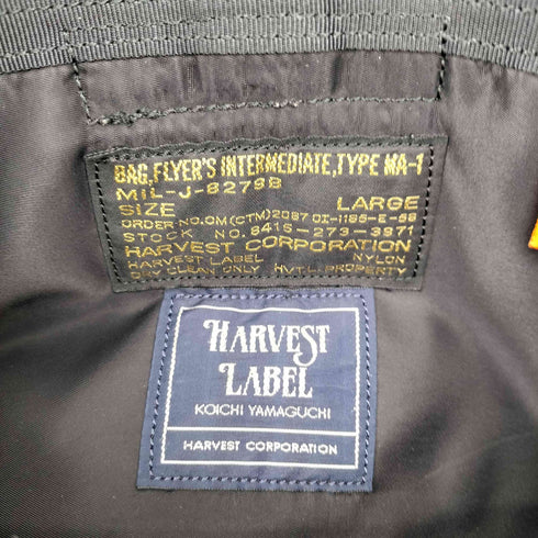 HARVEST LABEL FLYER'S TYPE MA-1 5YEARS ナイロンツイル ボディクロスバッグ メンズ