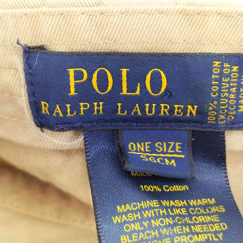 ポロラルフローレン POLO RALPH LAUREN スモールポニー刺繍 6パネルキャップ メンズ