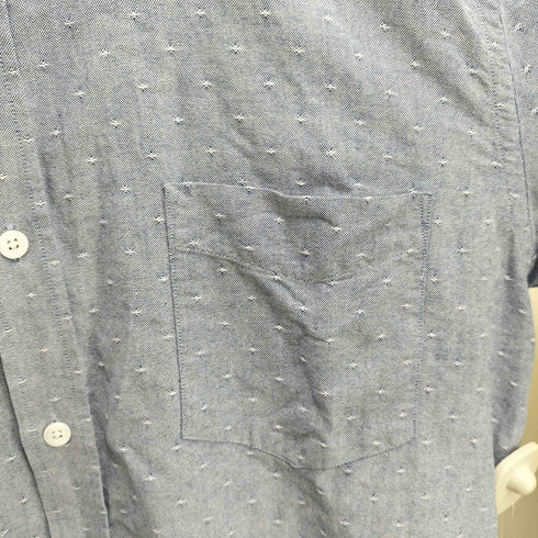 サタデーズニューヨークシティ Saturdays NYC ジャガード ボタンダウン オックスフォード L/S シャツ メンズ import:L