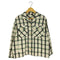 ザラ ZARA チェック クロップド シャツジャケット レディース import:XS