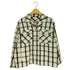 ザラ ZARA チェック クロップド シャツジャケット レディース import:XS