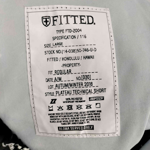 FITTED 総柄イージーハーフパンツ メンズ L
