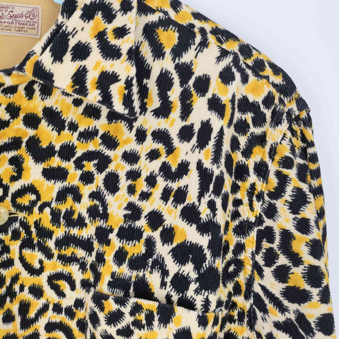 スタイルアイズ Style Eyes LEOPARD CORDUROY SPORTS SHIRT レオパード コーデュロイ オープンカラーシャツ メンズ JPN:L