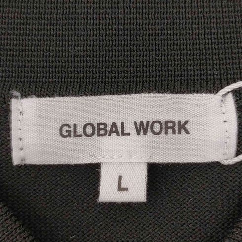 グローバルワーク GLOBAL WORK アンチピリングHGポロSS メンズ JPN:L
