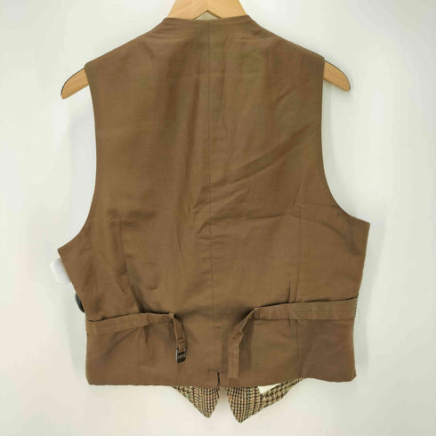 ポロラルフローレン POLO RALPH LAUREN 25SS Glen Plaid Linen Blend Vest グレン チェック リネンブレンド プラッド ベスト メンズ 40S