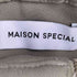 メゾンスペシャル MAISON SPECIAL センタージップハイウエスト2WAYパンツ メンズ 38