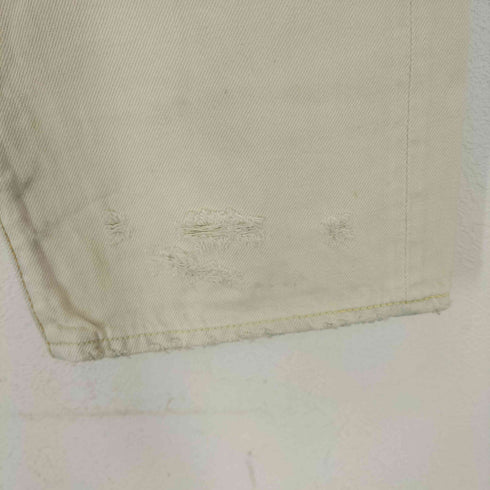 リーバイスヴィンテージクロージング Levis Vintage Clothing 67505 ダメージ加工ホワイトデニムパンツ メンズ 36