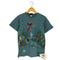 ハビタット Habitat 90s USA製 シングルステッチ アニマル 刺繍 プリント Tシャツ メンズ import:S