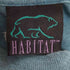 ハビタット Habitat 90s USA製 シングルステッチ アニマル 刺繍 プリント Tシャツ メンズ import:S