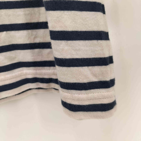 エムエイチエル MHL. NAVAL STRIPE JERSEY ボーダーカットソー メンズ import:L