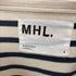 エムエイチエル MHL. NAVAL STRIPE JERSEY ボーダーカットソー メンズ import:L