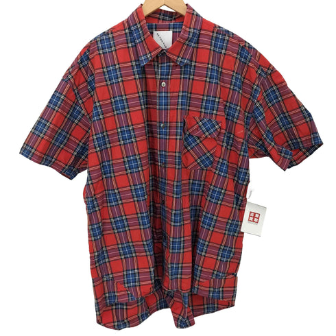 オンザターフ ON THE TURF チェック S/S シャツ メンズ import:L