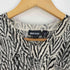 Justcavalli ゼブラ柄 ウールシルク Vネックニット レディース import:M
