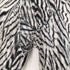 Justcavalli ゼブラ柄 ウールシルク Vネックニット レディース import:M