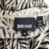 Justcavalli ゼブラ柄 ウールシルク Vネックニット レディース import:M