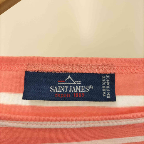 セントジェームス SAINT JAMES フランス製 ボートネック ボーダー バスク Tシャツ メンズ FR 6