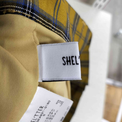 シェルター SHELTTER チェックストレートパンツ レディース JPN:S