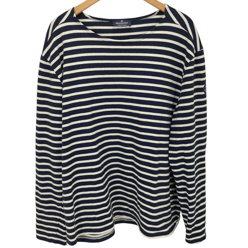 ROYAL MER フランス製 BRIAC ML ボーダー バスク シャツ メンズ import:XL