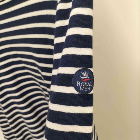 ROYAL MER フランス製 BRIAC ML ボーダー バスク シャツ メンズ import:XL