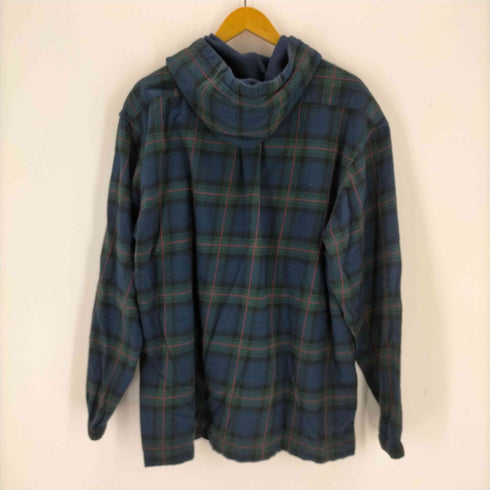 ビーミングライフストアバイビームス B MING LIFE STORE by BEAMS モールチェック フードシャツ メンズ JPN:XL