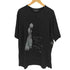 ヨウジヤマモト Yohji Yamamoto 24SS collections COMBED JERSEY PIGMENTED PT SHORT SLV ROUND NECK PRINT T コンビ ジャージ ピグメント プリント Tシャツ レディース JPN:2
