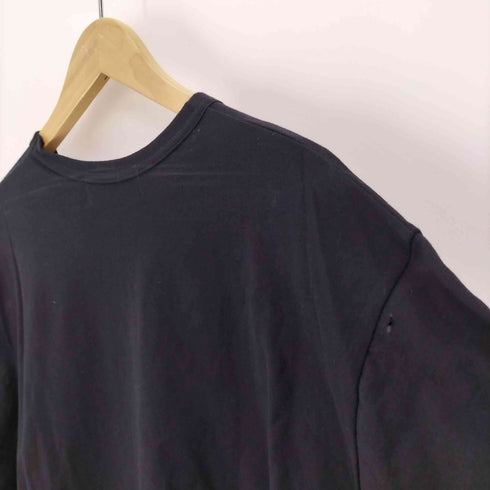 ヨウジヤマモト Yohji Yamamoto 24SS collections COMBED JERSEY PIGMENTED PT SHORT SLV ROUND NECK PRINT T コンビ ジャージ ピグメント プリント Tシャツ レディース JPN:2