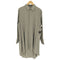 レギュレーションヨウジヤマモト REGULATION Yohji Yamamoto 24SS COTTON GEORGETTE BACKSIDE FLARE SHIRTS コットン ジョーゼット バックサイド シャツ レディース JPN:2