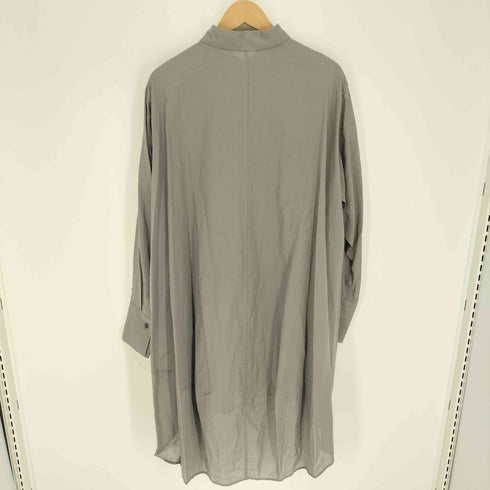レギュレーションヨウジヤマモト REGULATION Yohji Yamamoto 24SS COTTON GEORGETTE BACKSIDE FLARE SHIRTS コットン ジョーゼット バックサイド シャツ レディース JPN:2