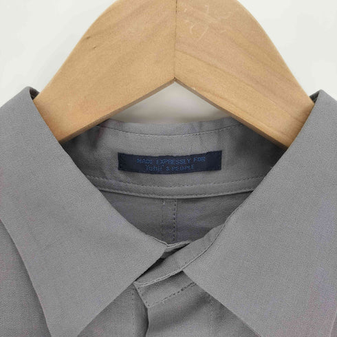 レギュレーションヨウジヤマモト REGULATION Yohji Yamamoto 24SS COTTON GEORGETTE BACKSIDE FLARE SHIRTS コットン ジョーゼット バックサイド シャツ レディース JPN:2