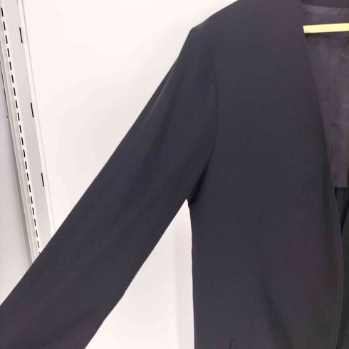 ヨウジヤマモトプールオム Yohji Yamamoto POUR HOMME 24SS COLLARLESS TUXEDO JACKET カラーレス タキシード ジャケット メンズ JPN:2