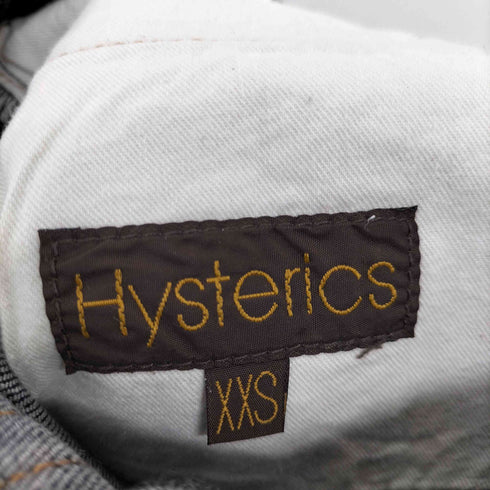 ヒステリックス HYSTERICS ボタンフライスキニーデニムパンツ レディース XXS