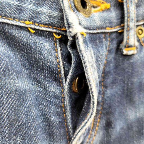 ヒステリックス HYSTERICS ボタンフライスキニーデニムパンツ レディース