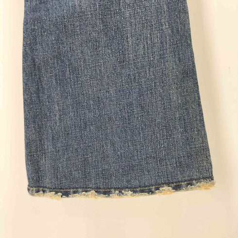 マウジー moussy ダメージ加工ローライズブーツカットデニムパンツ レディース US:26-27